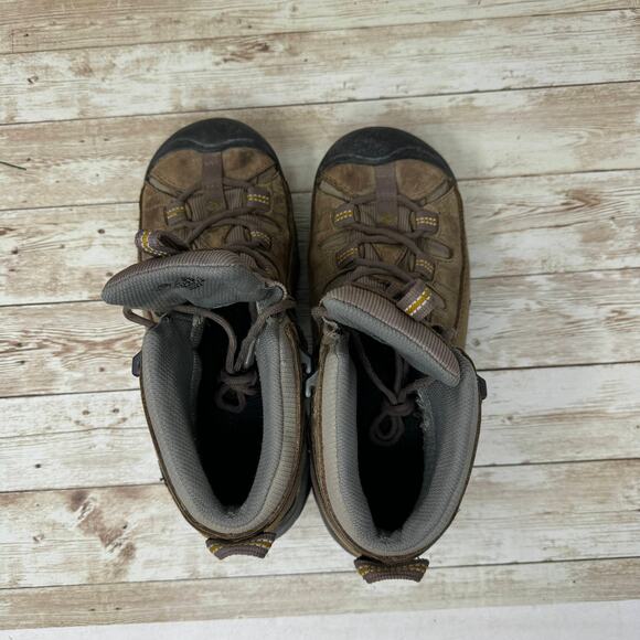 KEEN Targhee II Brown Waterproof Mid Outdoor Trail Hiking Boots Women's Size 6 - Picture 5 of 8